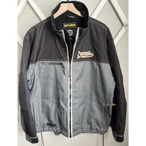 Vintage Ski-Doo Team Bombardier Men's L Jacket Black/Gray